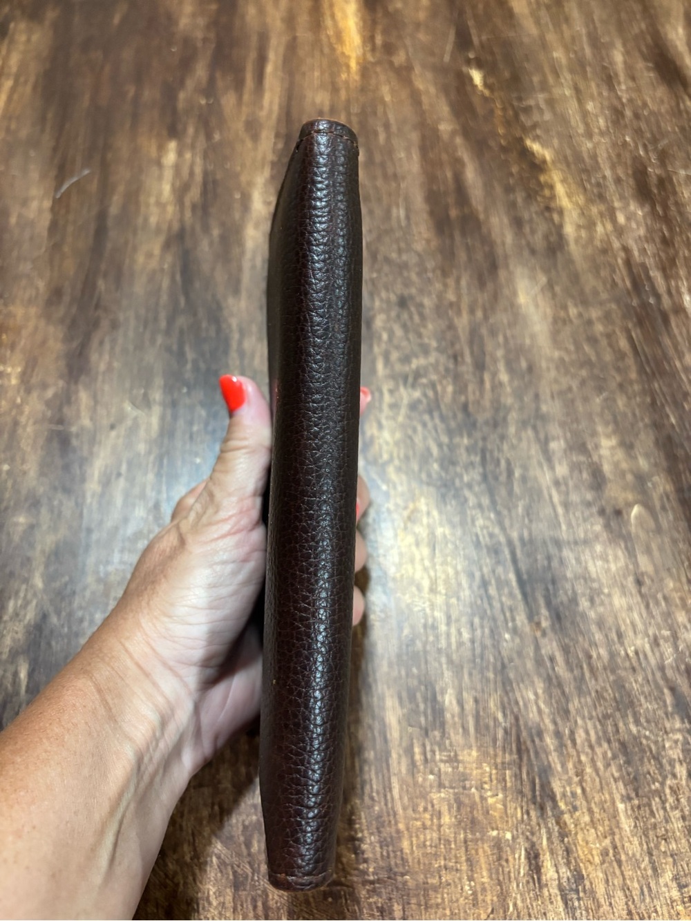 Portland Leather Bifold Wallet in the color Coldbrew - Picture 3 of 5